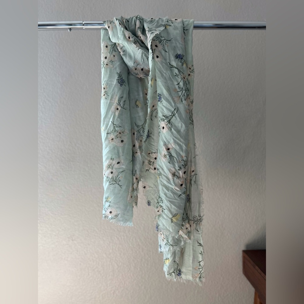 LC Lauren Conrad Pastel Floral Scarf